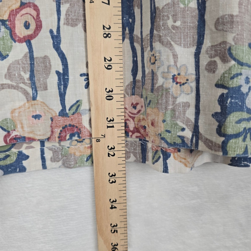 Reyn Spooner 3XL Hawaiian Shirt Floral Stripe Cotton Blend Blue Tan Vintage XXXL - Picture 5 of 7